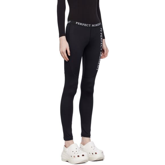 PERFECT MOMENT Black Thermal Leggings Pants Activewear - Picture 2 of 5